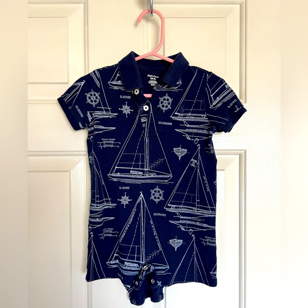 Ralph Lauren baby boys sea style one piece 12months